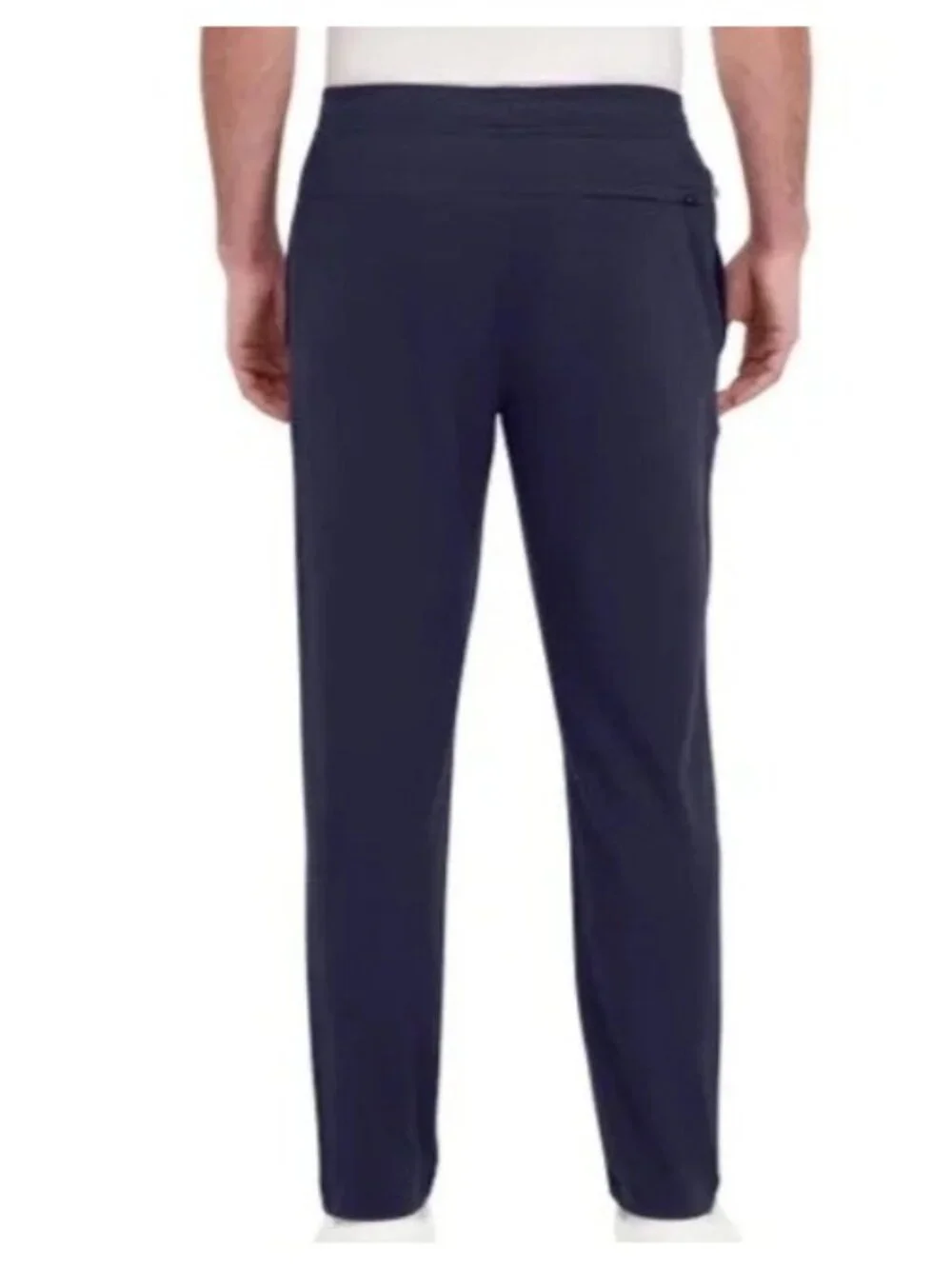 NWT Russell Athletic Men's S Navy Tapered Fit Pants Stretch